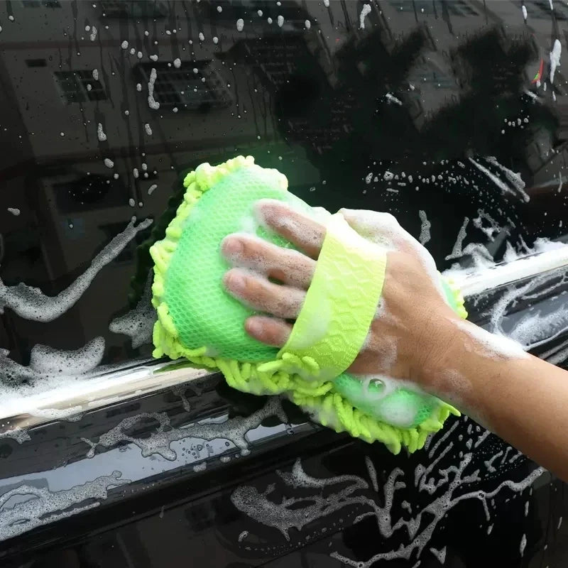 Microfiber Car Wash Sponge – Soft Detailing Pad
