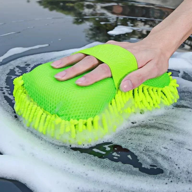 Microfiber Car Wash Sponge – Soft Detailing Pad