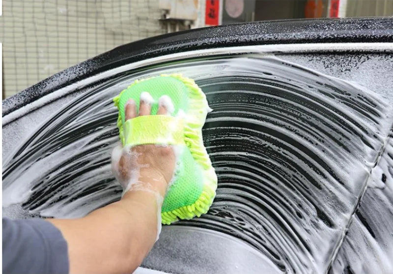 Microfiber Car Wash Sponge – Soft Detailing Pad