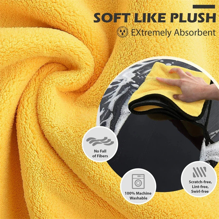 Microfiber Car Drying Towels – Multiple Sizes & Packs