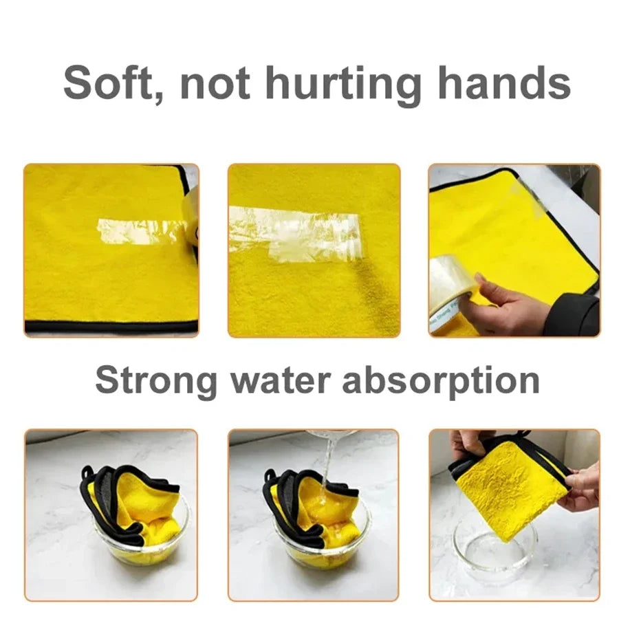 Microfiber Car Drying Towels – Multiple Sizes & Packs